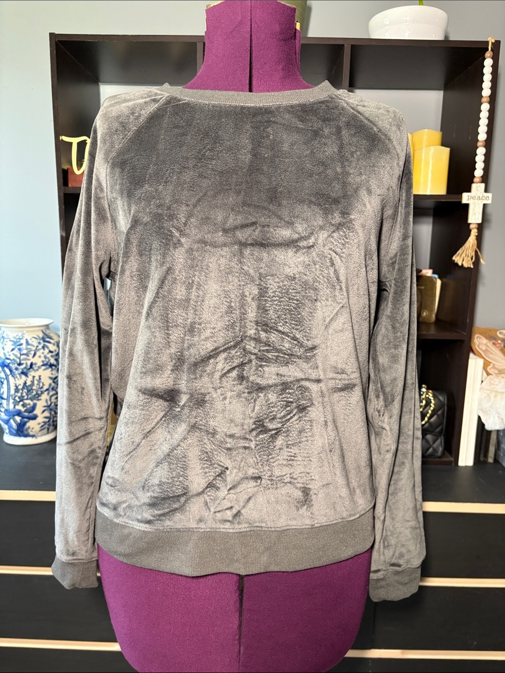 Stars Above Velvet Long Sleeve Lounge or Sleepwear Pullover